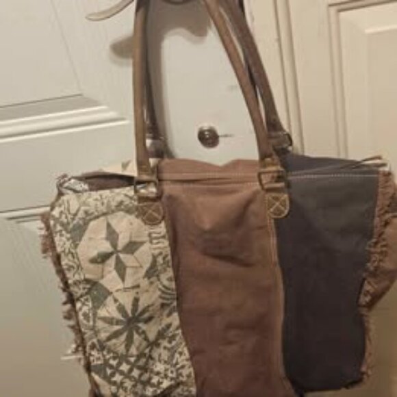 Very Nice MYRA Shoulder bag Tote bag Overnighter Purse - Picture 3 of 4